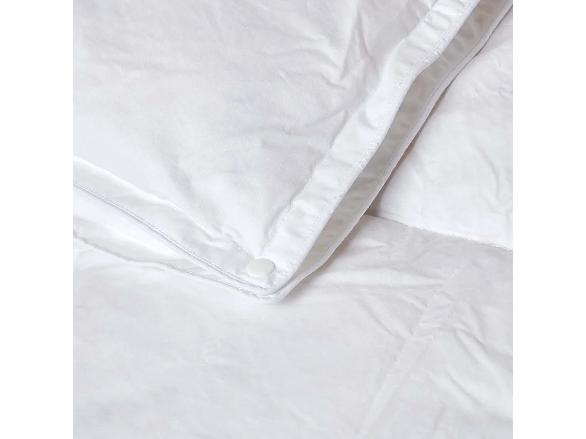 Lot de 2 couettes de luxe 4 saisons en duvet de canard 9 + 4.5 tog, 230 x 220 cm - HOMESCAPES