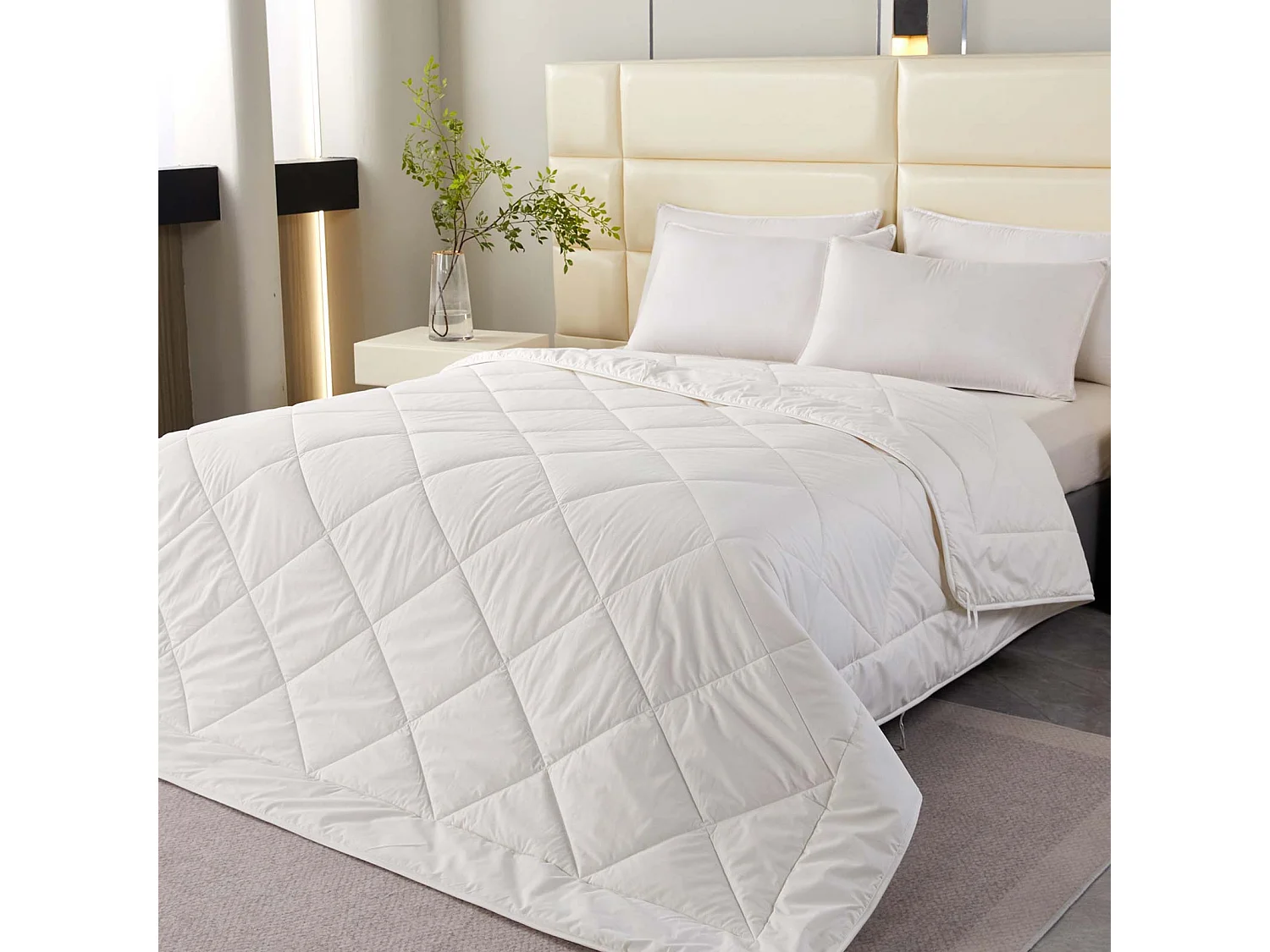 Homescapes Premium Heavy Wool Duvet - Warm & Washable - Single