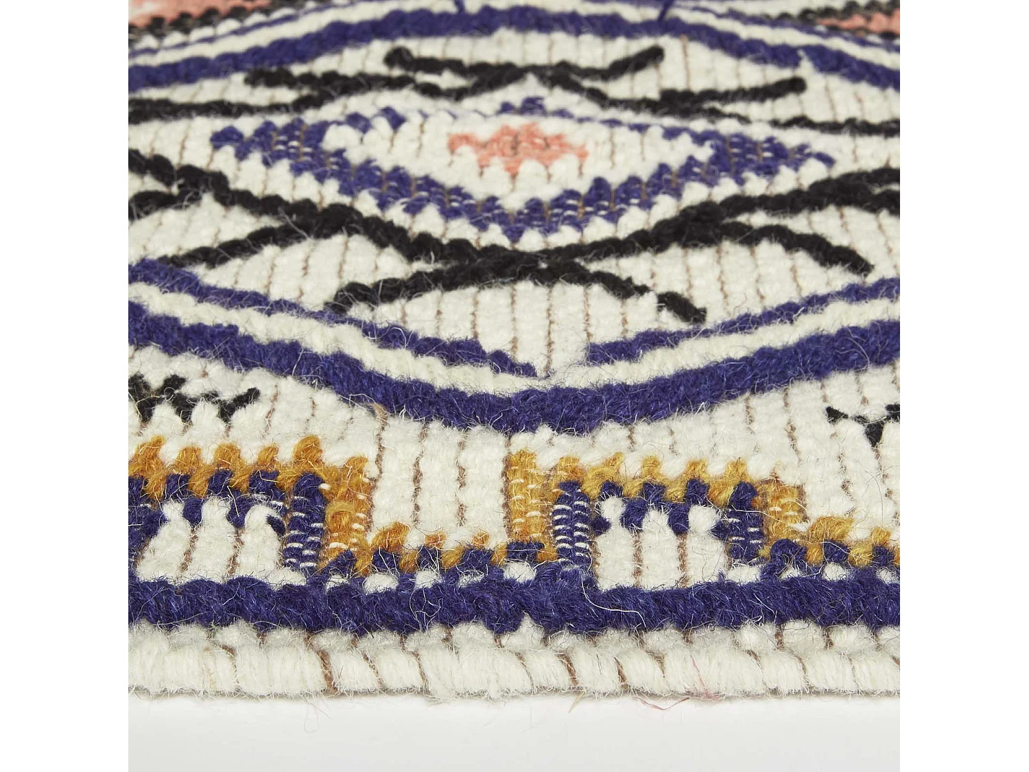 Homescapes Goa Multi Colour Kilim Wool Rug 120 x 170 cm
