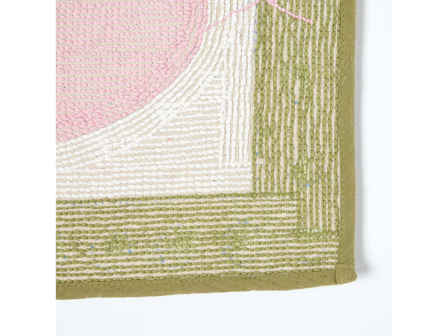 Homescapes Cotton Tufted Pink Elephant Children Rug