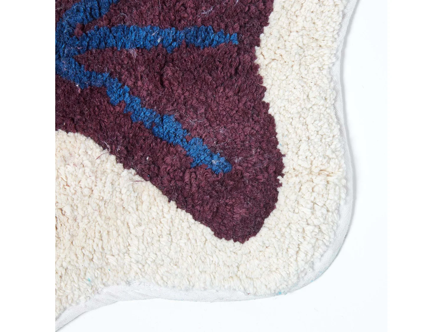 Homescapes Cotton Tufted Blue Fish Children Rug