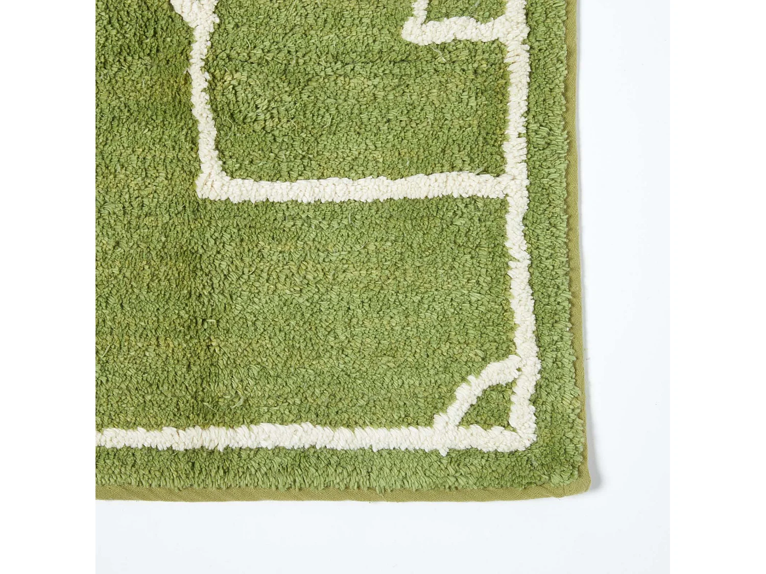 Homescapes Cotton Tufted Football Pitch Kids Rug