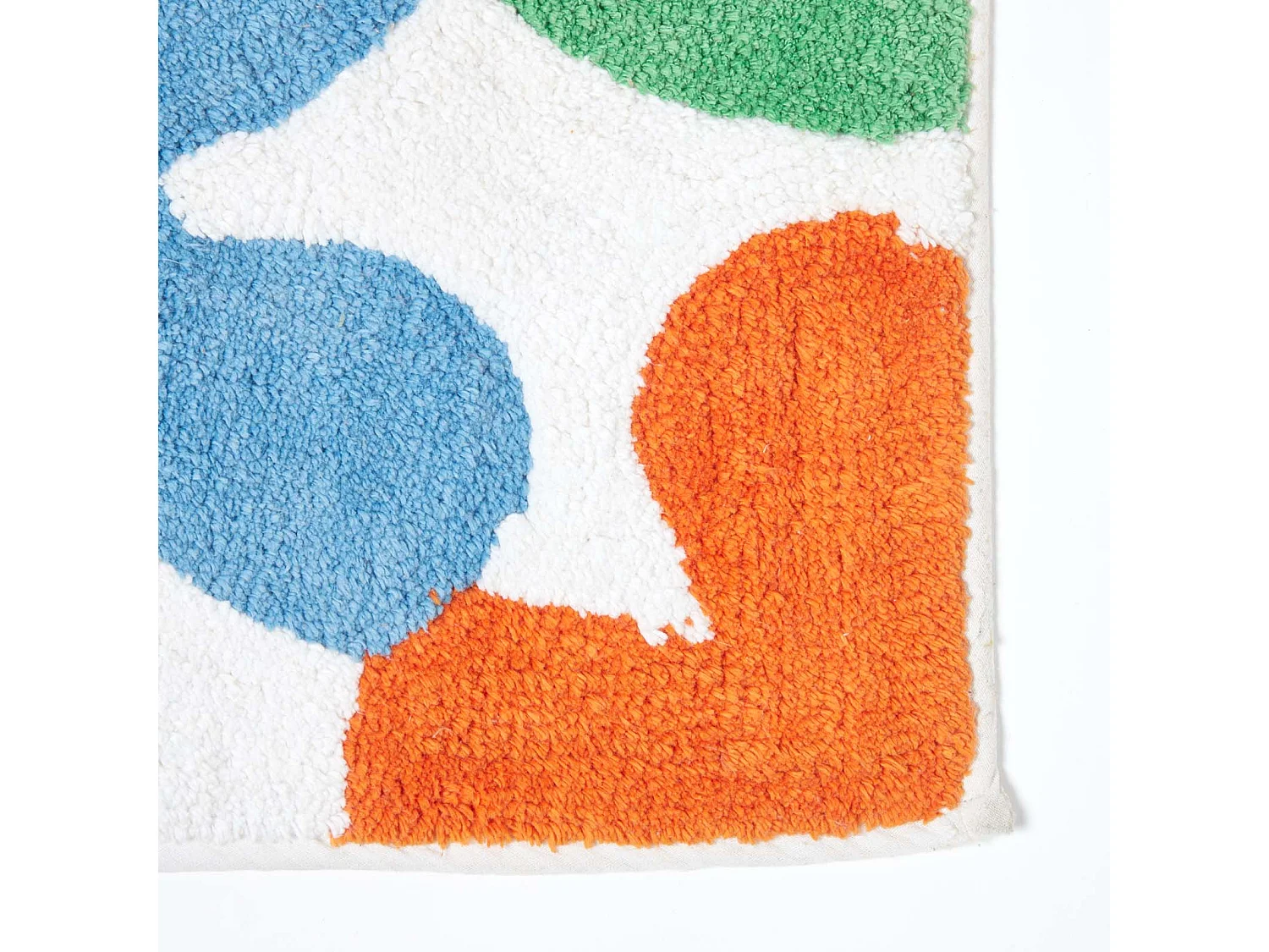 Homescapes Cotton Tufted Multi Colour Floral Children Rug