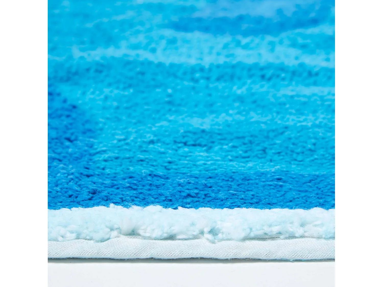 Homescapes Cotton Tufted Blue Elephant Rug