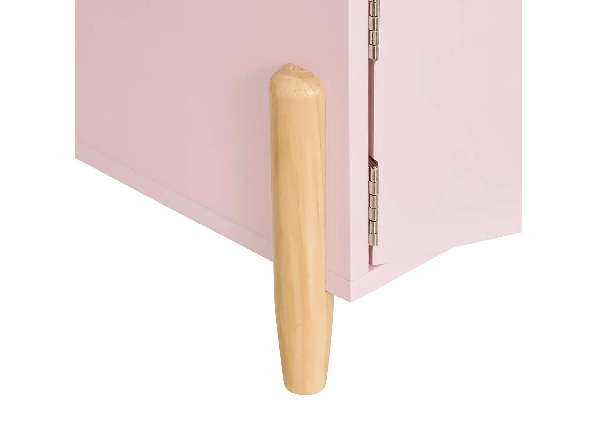 Table de Chevet Enfant "Douceur" 40cm Rose