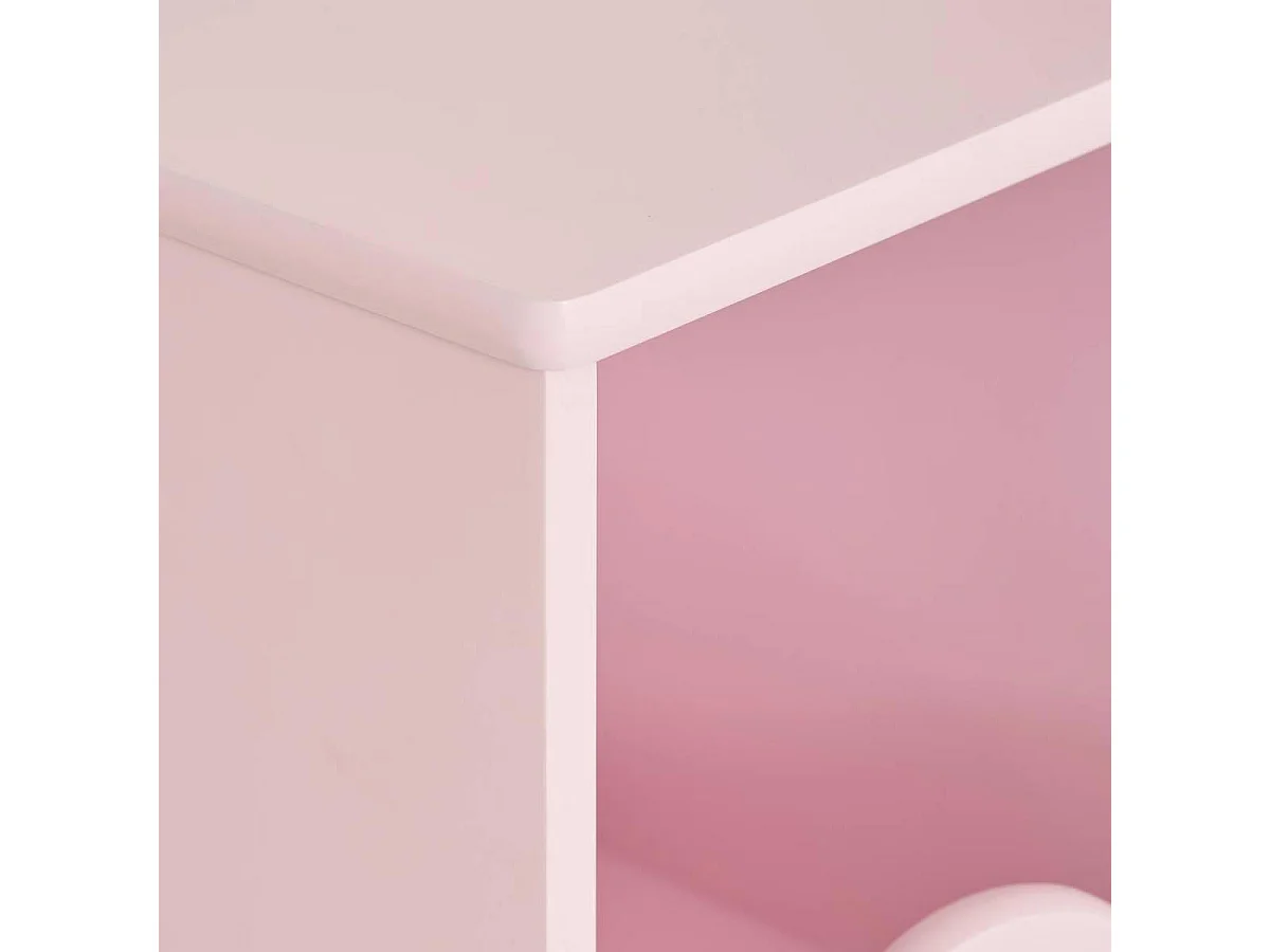 Table de Chevet Enfant "Douceur" 40cm Rose