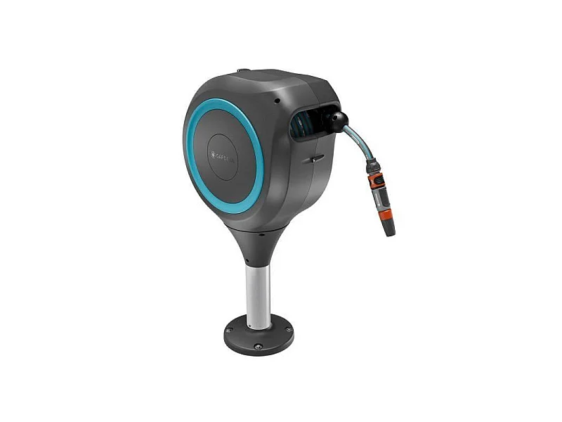 GARDENA RollUp M 20m Automatische Slanghaspel voor Terras - Wandmontage - Zwart
