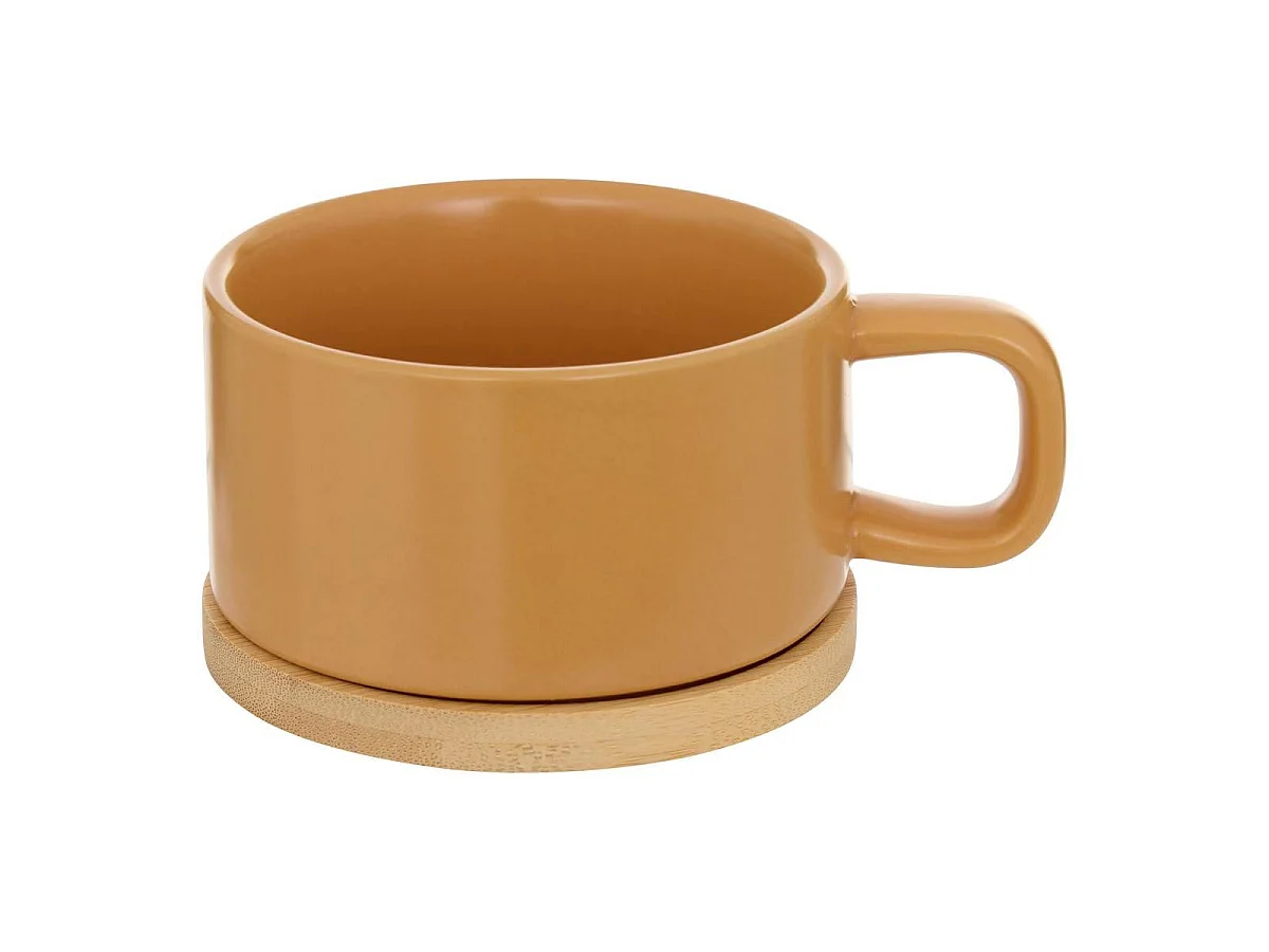 Théière avec Tasse "Nature" 40cl Ocre