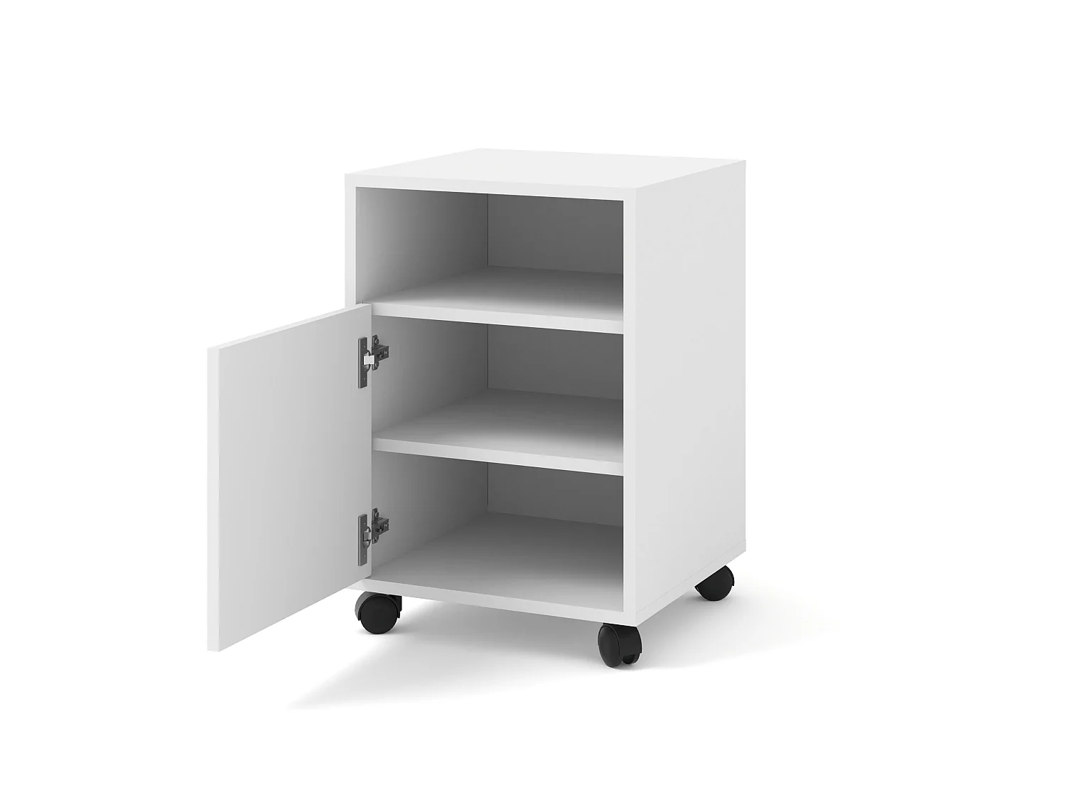 BIMOTION Cabine de bureau sur roues 60 cm Blanc