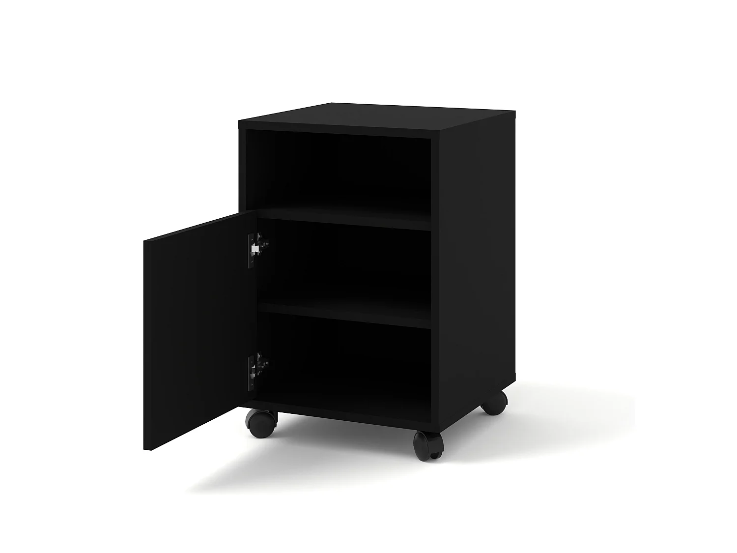 BIMOTION Armário de secretária sobre rodas 60 cm Preto