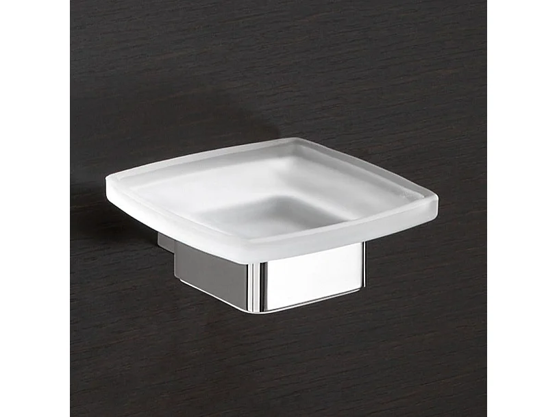 Porte-Savon De Bain Fixation Murale Et Coupelle Satinée | Senator