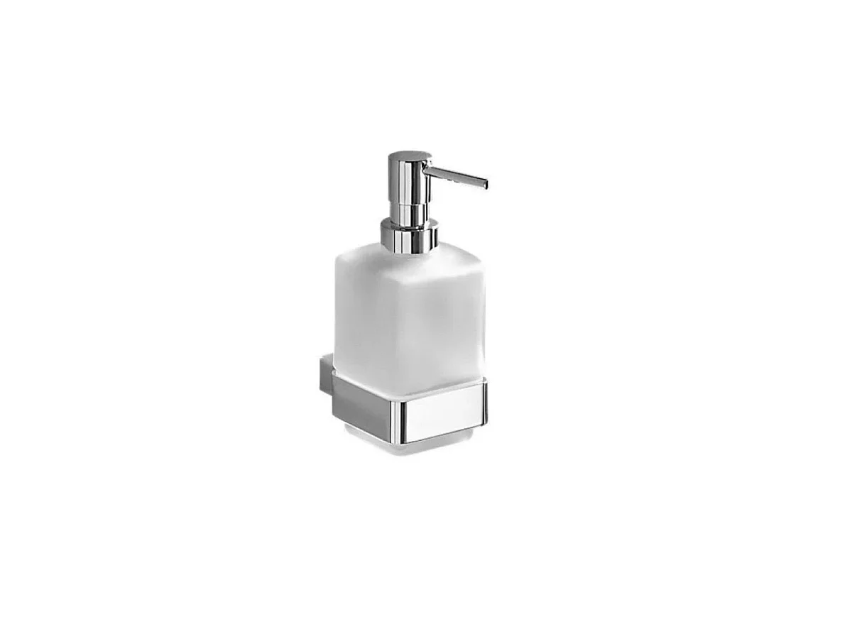 Distributeur De Savon Liquide Avec Verre Satiné Design Moderne | Senator