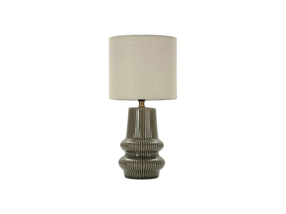 Lampe à Poser en Céramique "Harmony" 41cm Vert