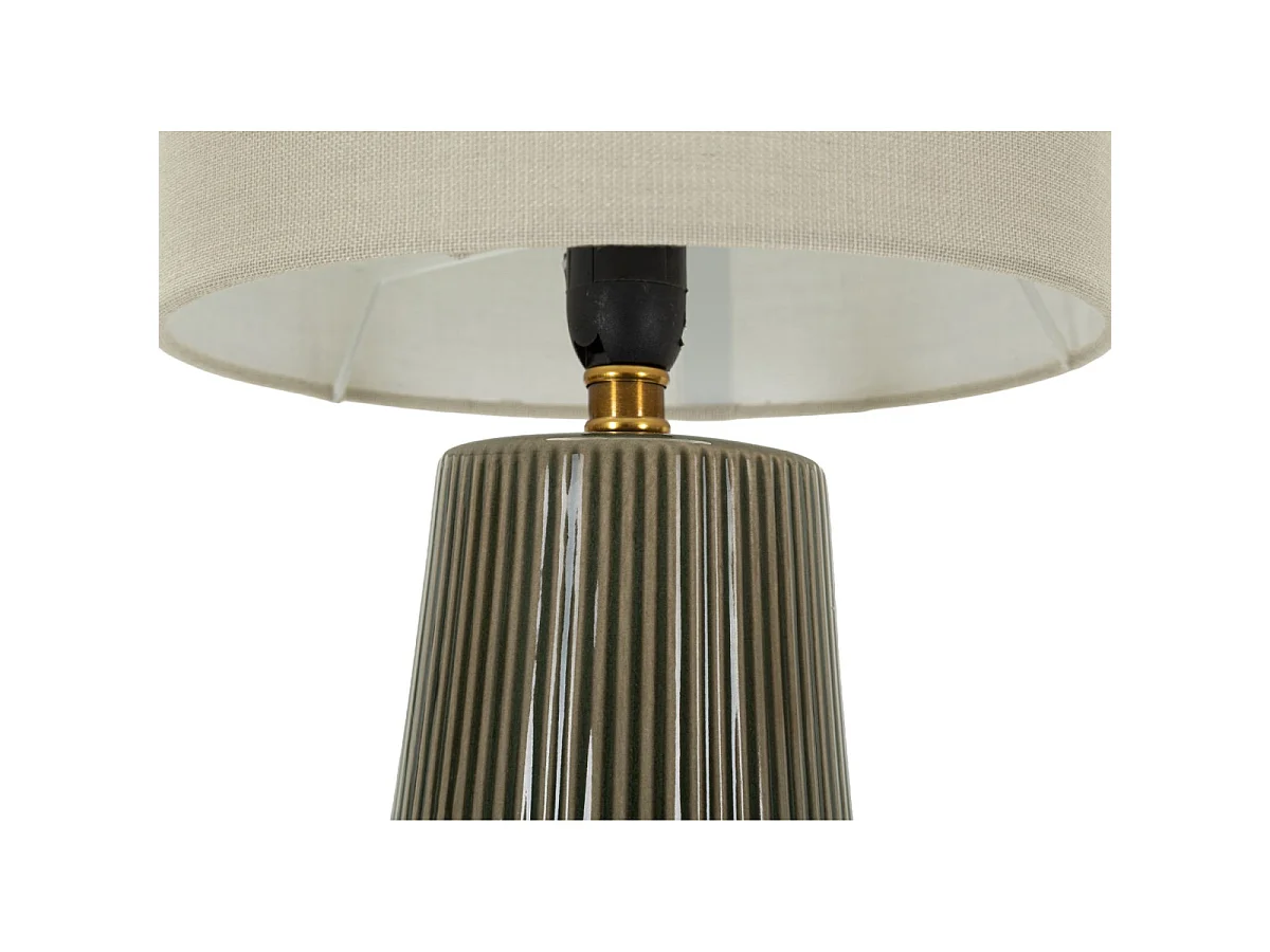 Lampe à Poser en Céramique "Harmony" 41cm Vert