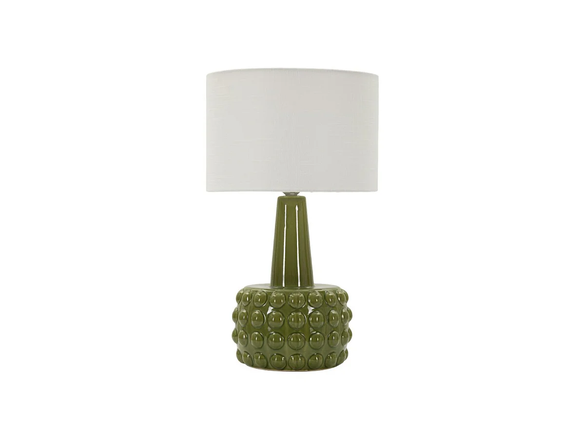 Lampe à Poser en Céramique "Gress" 51cm Vert