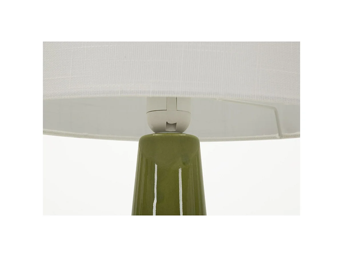 Lampe à Poser en Céramique "Gress" 51cm Vert
