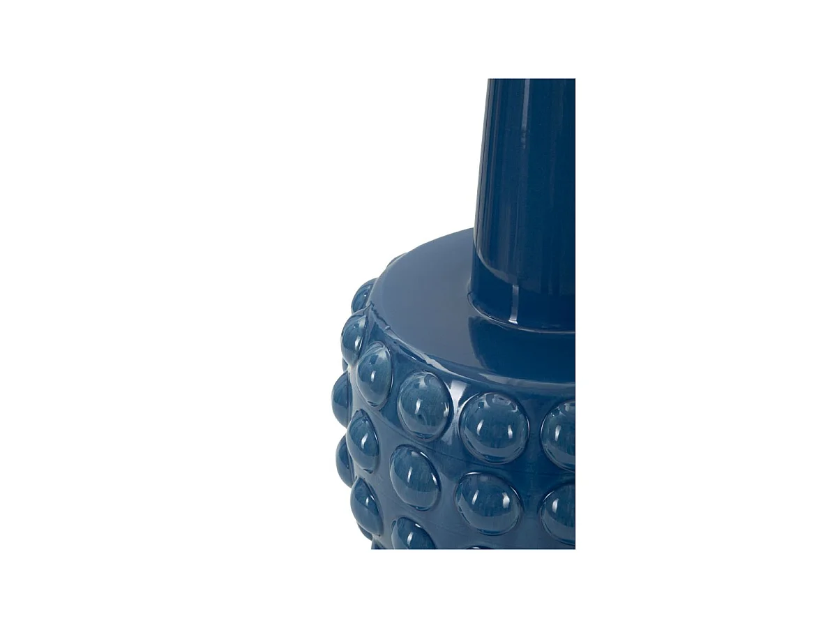 Lampe à Poser en Céramique "Gress" 51cm Bleu