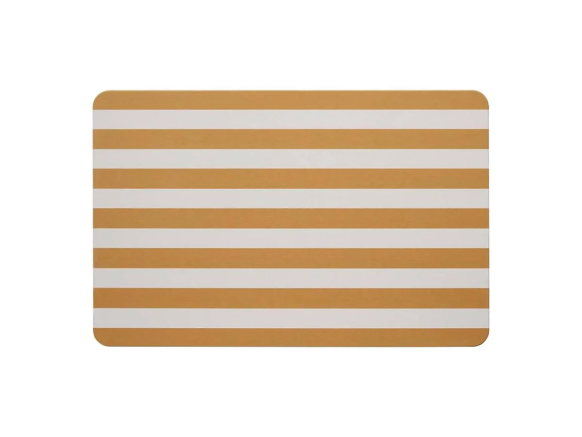 Tapis de Bain en Diatomite "Strio" 39x60cm Jaune