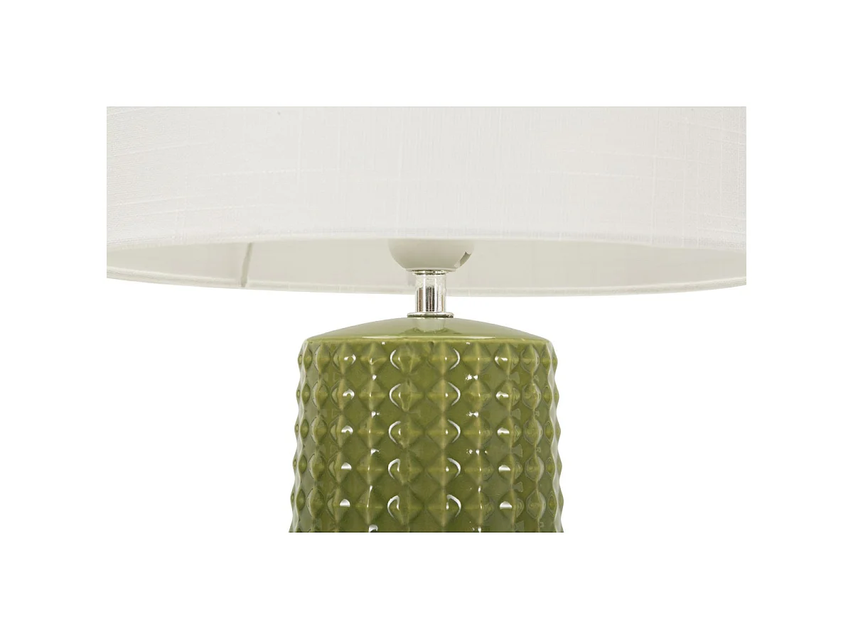 Lampe à Poser en Céramique "Gliss" 52cm Vert