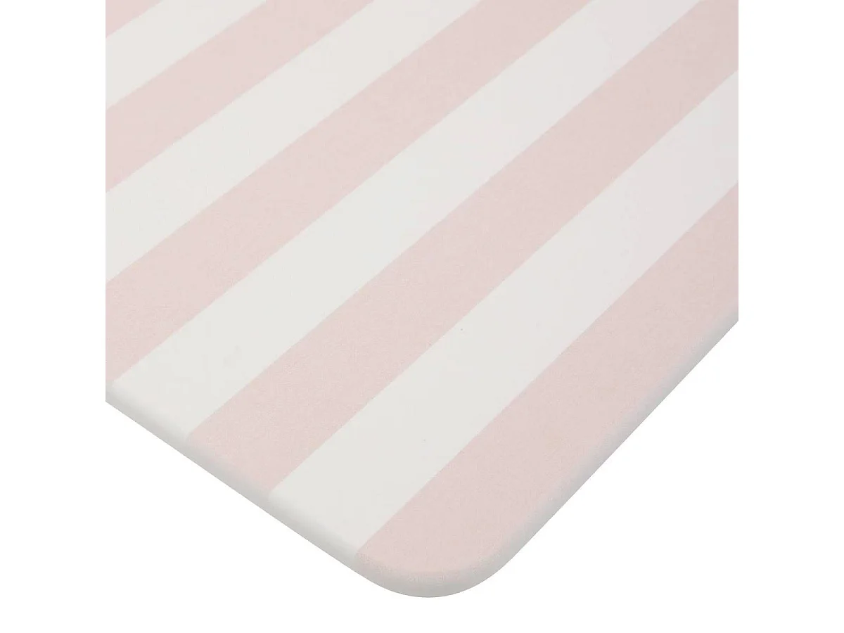 Tapis de Bain en Diatomite "Strio" 39x60cm Rose