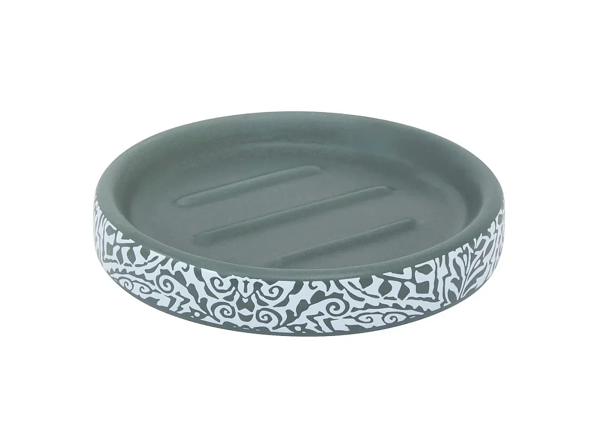 Porte Savon en Dolomite "Arboria" 11cm Vert