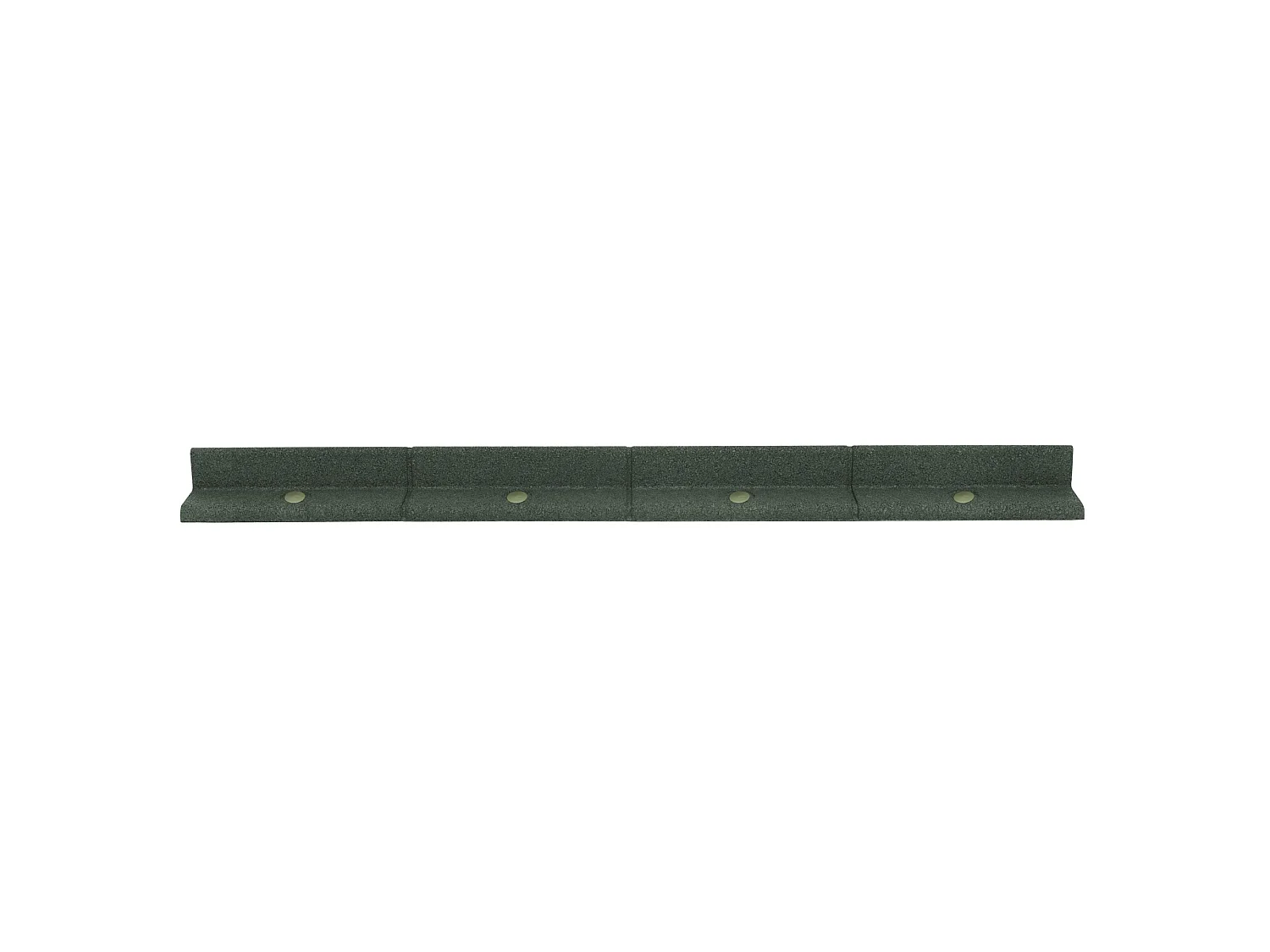 18 Bordures de Jardin 1,2 m Caoutchouc Vert Flexible 21,6 m Jardin Maillet