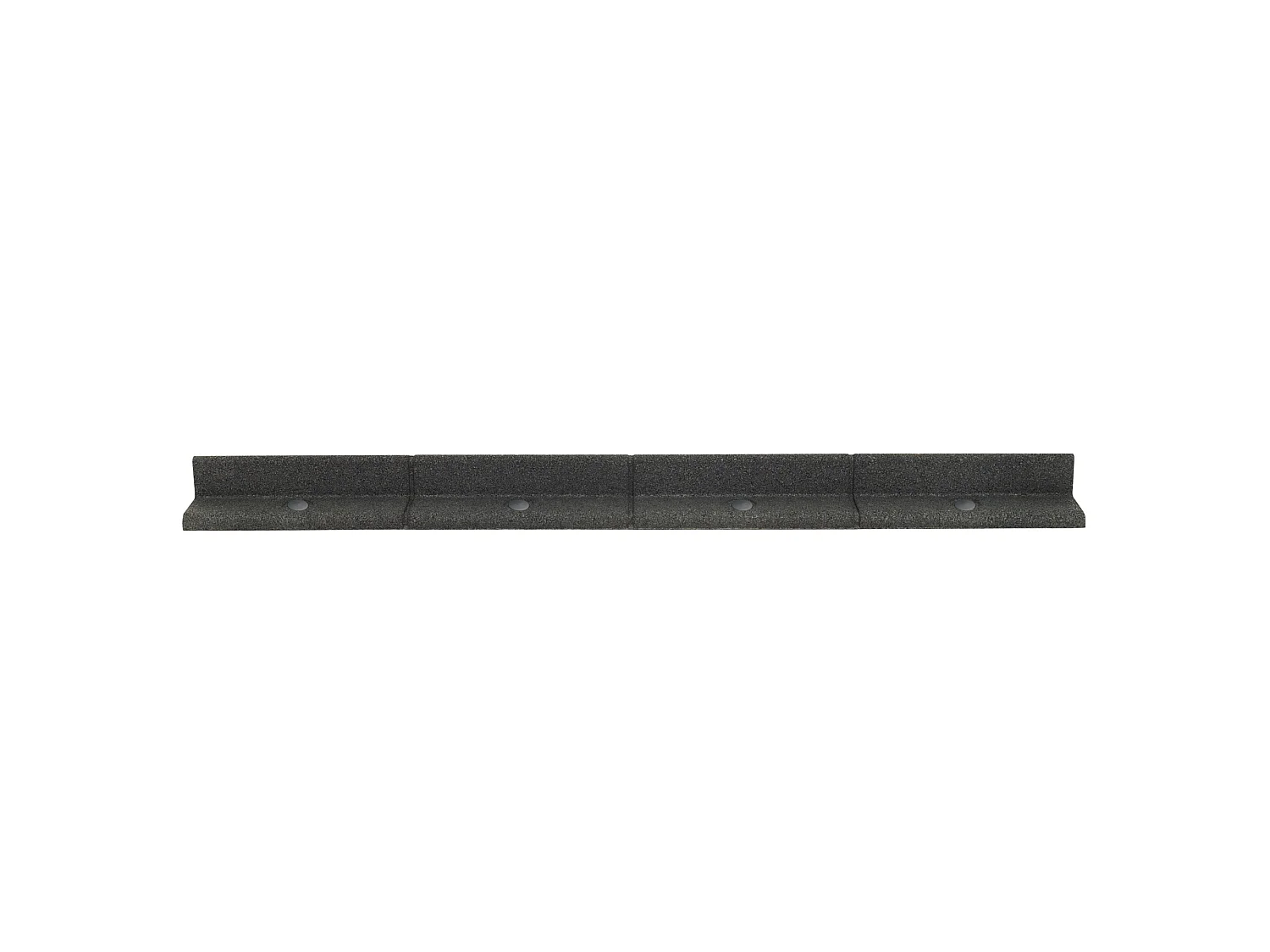 6 Bordures de Jardin 1,2 m Caoutchouc Gris Flexible 7,2 m Jardin Maillet