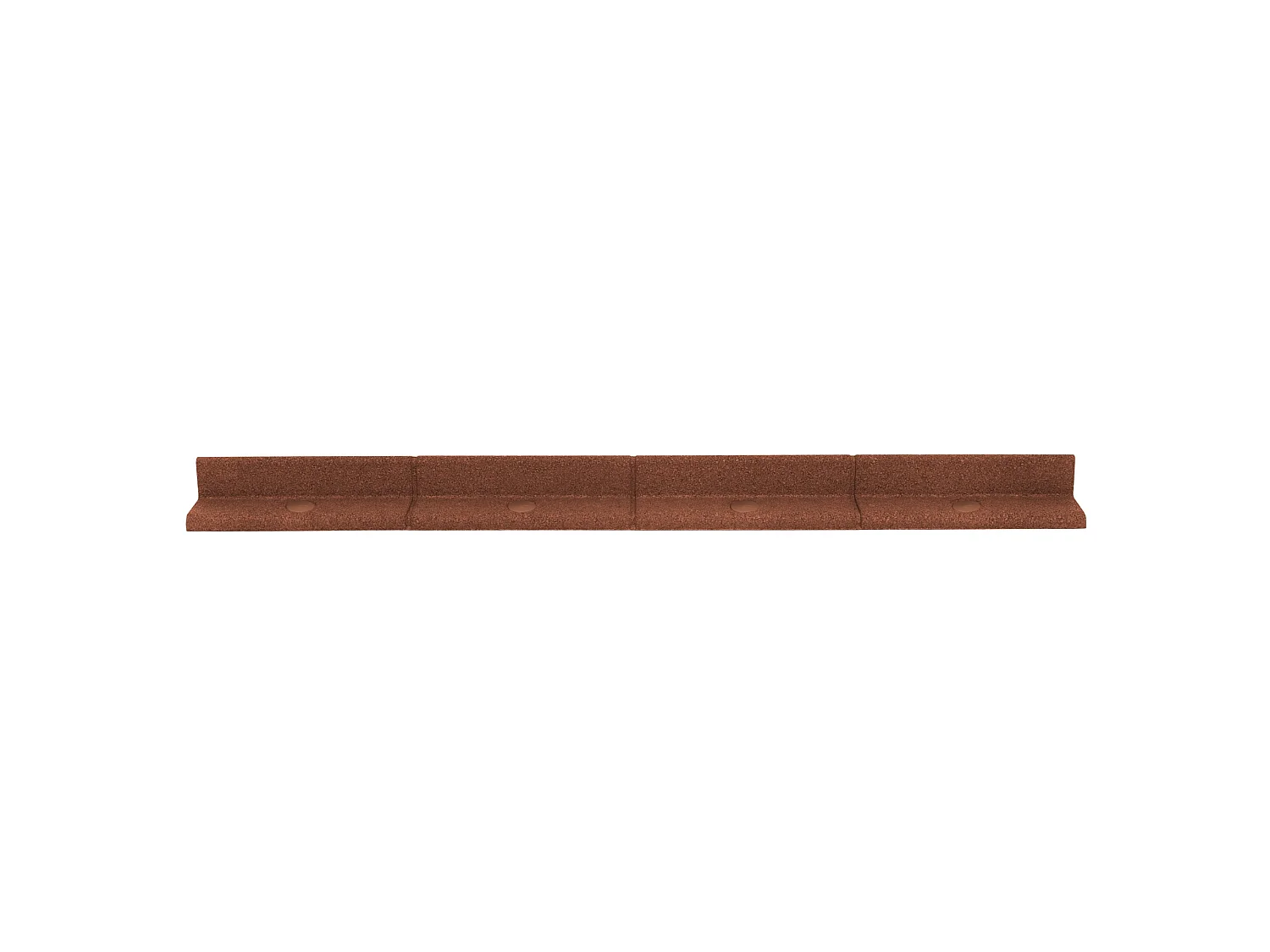 40 Bordures de Jardin 1,2 m Caoutchouc Terre Cuite Flexible 48m Jardin Maillet