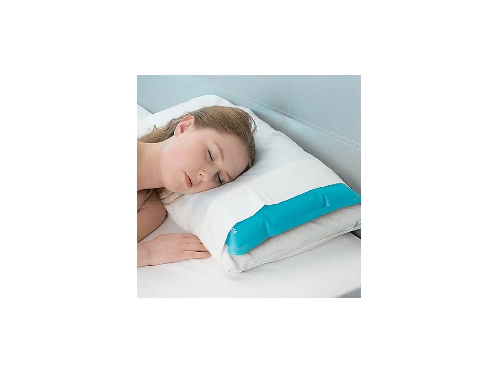 Oreiller rafraîchissant rempli d'eau - Idéal pour les chaudes nuits d'été, les maux de tête, la fièvre, le soulagement du stress - Coussin multifonctionnel