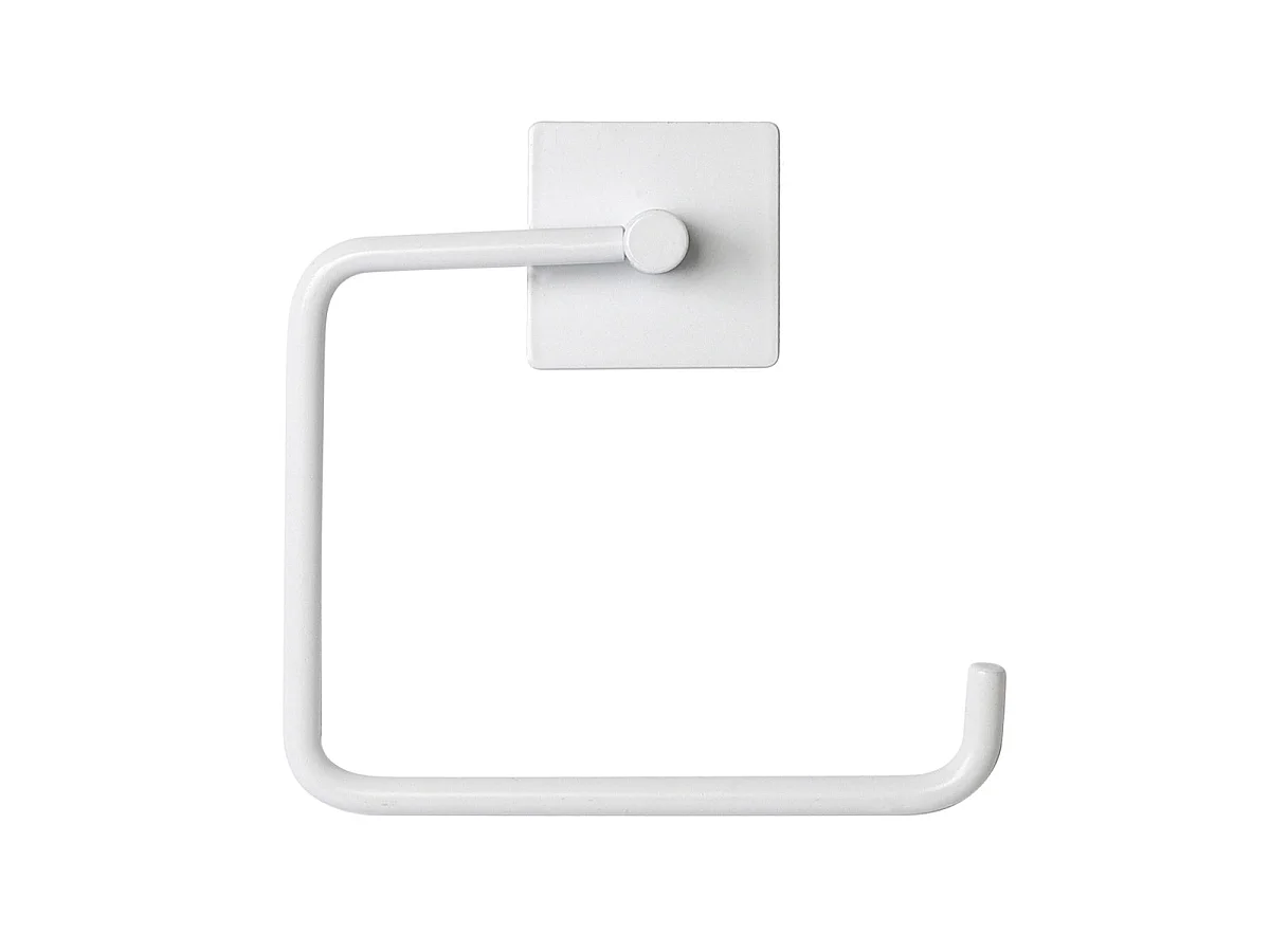 Dérouleur Papier WC Adhésif  "Fixeo" 15cm Blanc