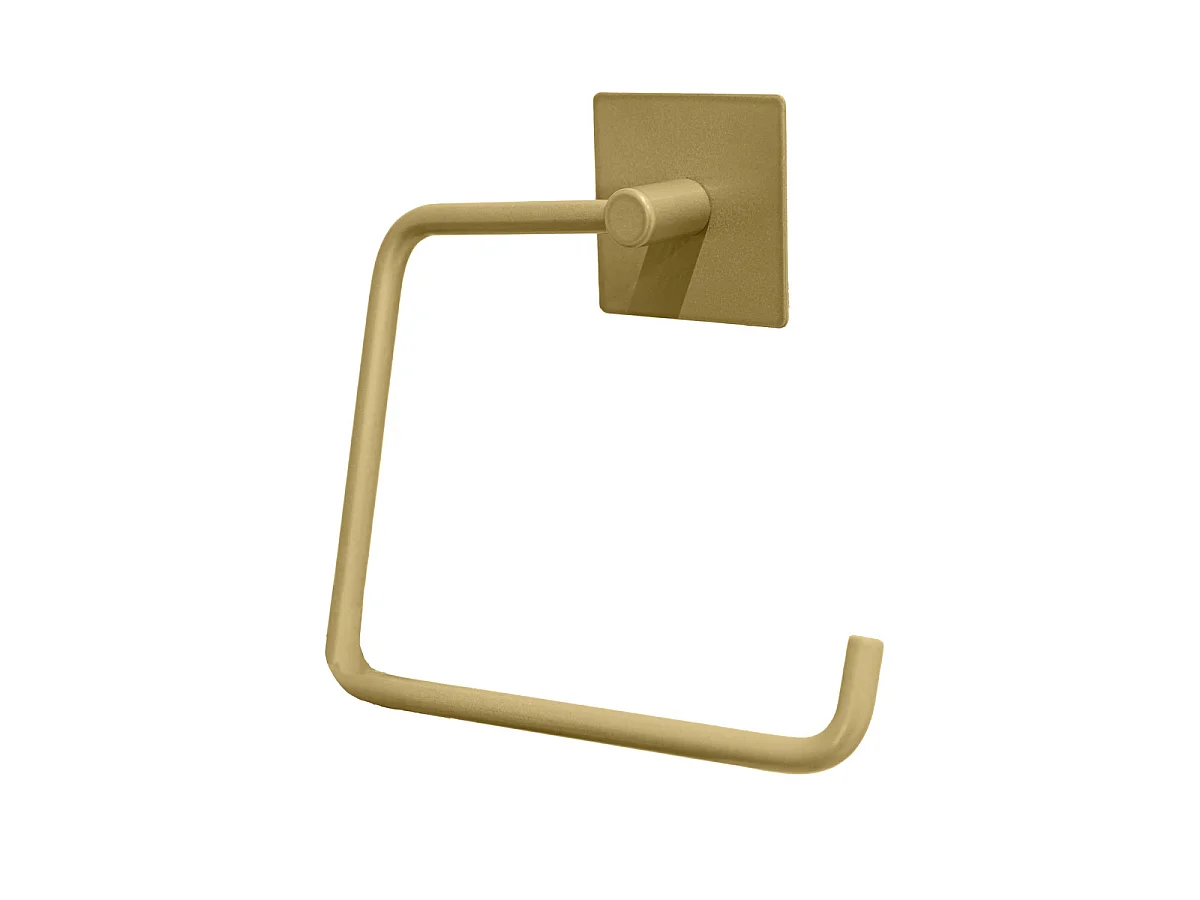 Dérouleur Papier WC Adhésif  "Fixeo" 15cm Or