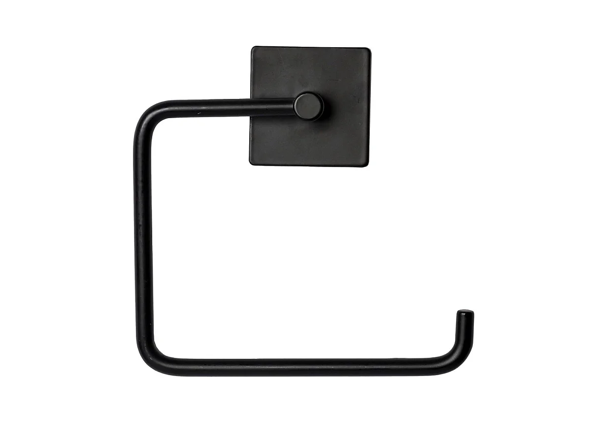 Dérouleur Papier WC Adhésif  "Fixeo" 15cm Noir