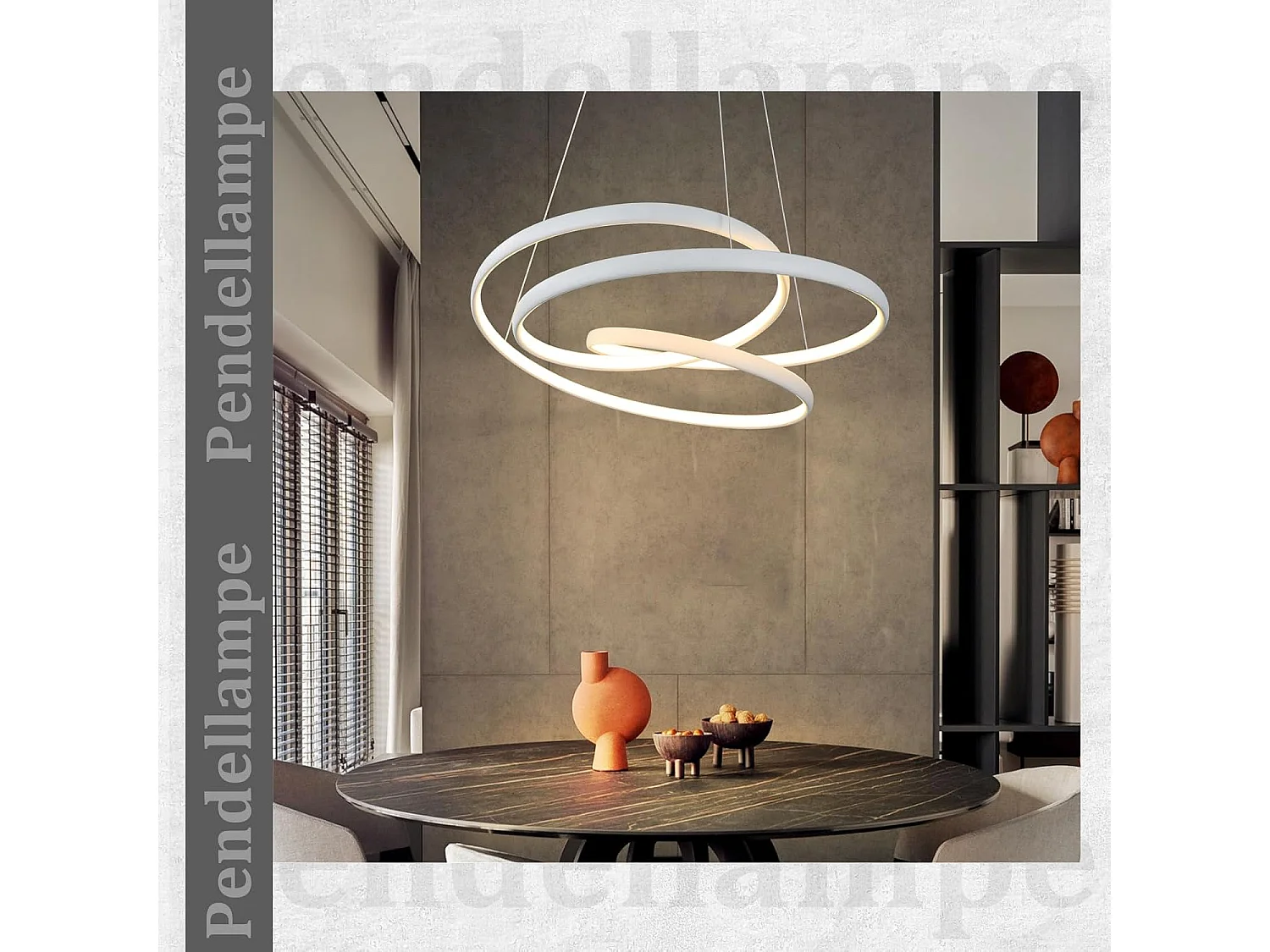 ZMH LED lampe à suspension table à manger - 150CM lampe à suspension dimmable 55W table à manger Lampe Salon