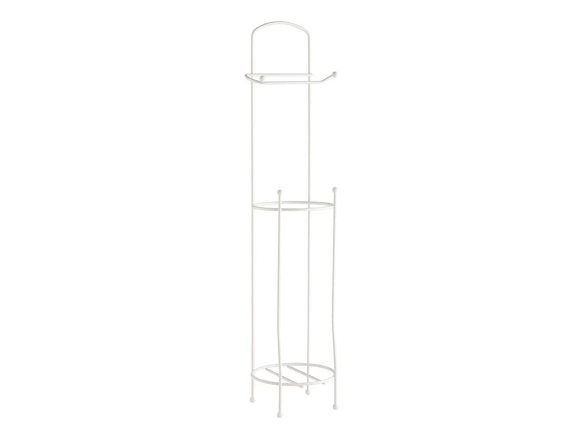Dérouleur Papier WC Avec Réserve "Filano" 65cm Blanc