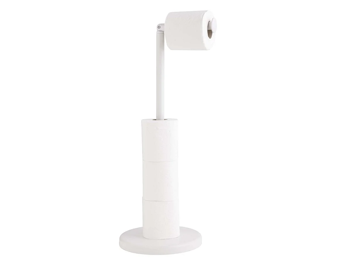 Dérouleur Papier WC Avec Réserve "Filano" 55cm Blanc