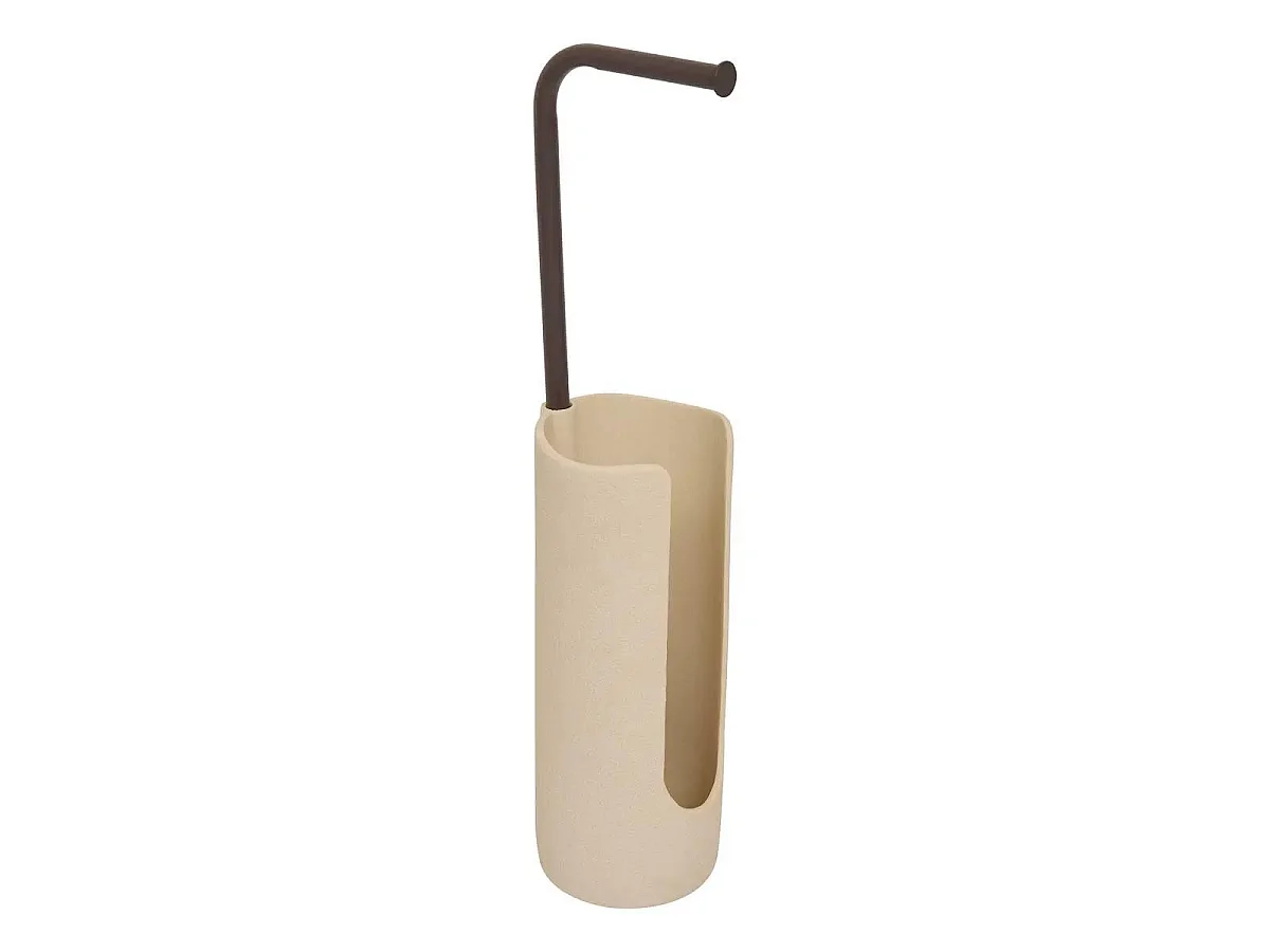 Dérouleur de Papier WC Avec Réserve "Olea" 59cm Beige