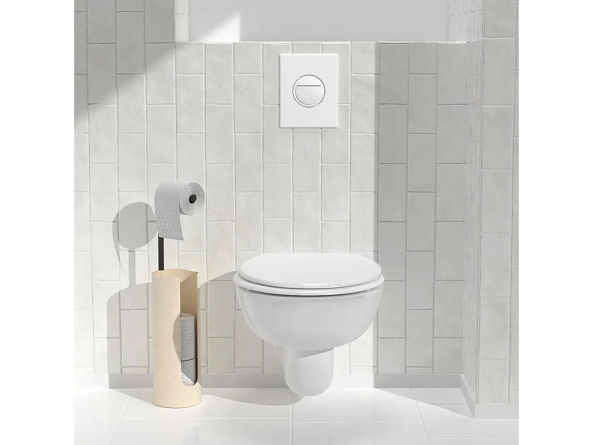 Dérouleur de Papier WC Avec Réserve "Olea" 59cm Beige
