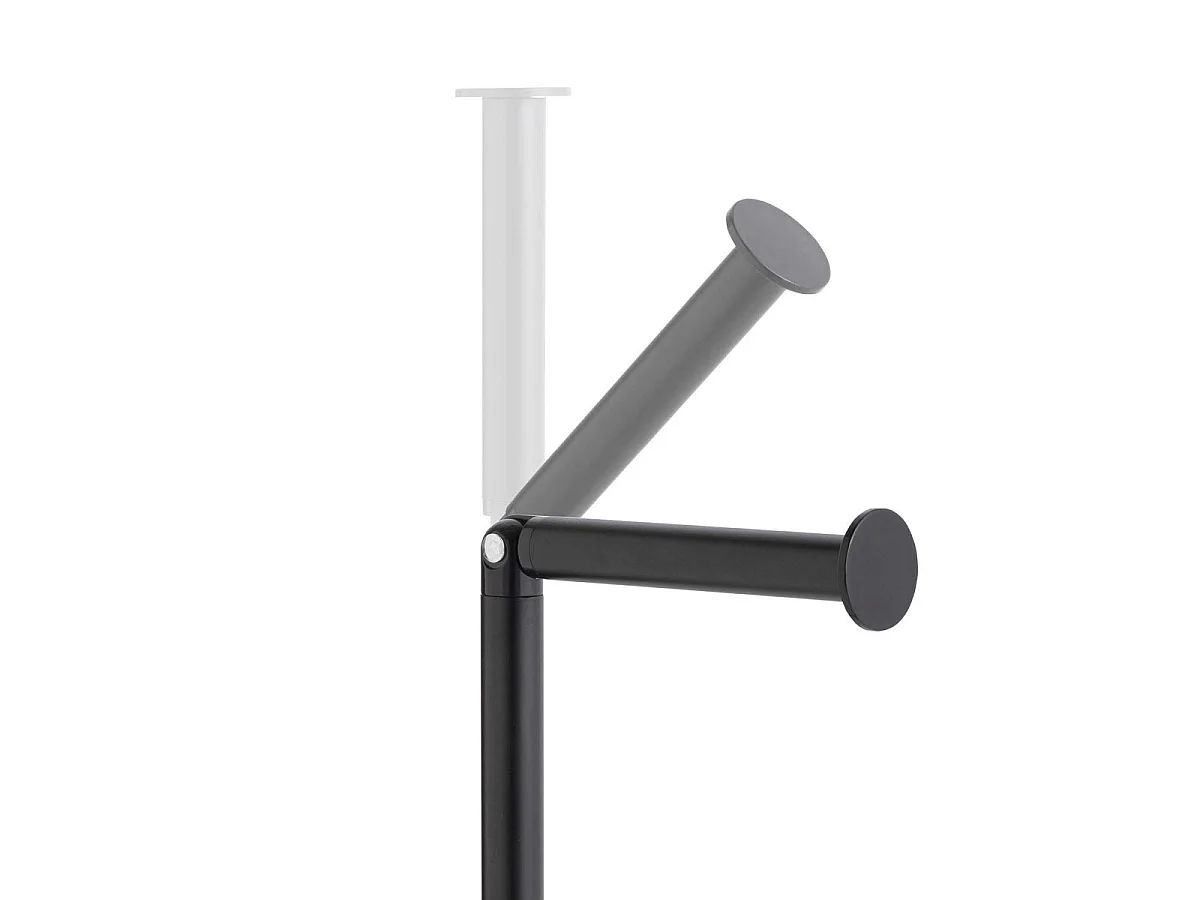 Dérouleur Papier WC Avec Réserve "Filano" 55cm Noir