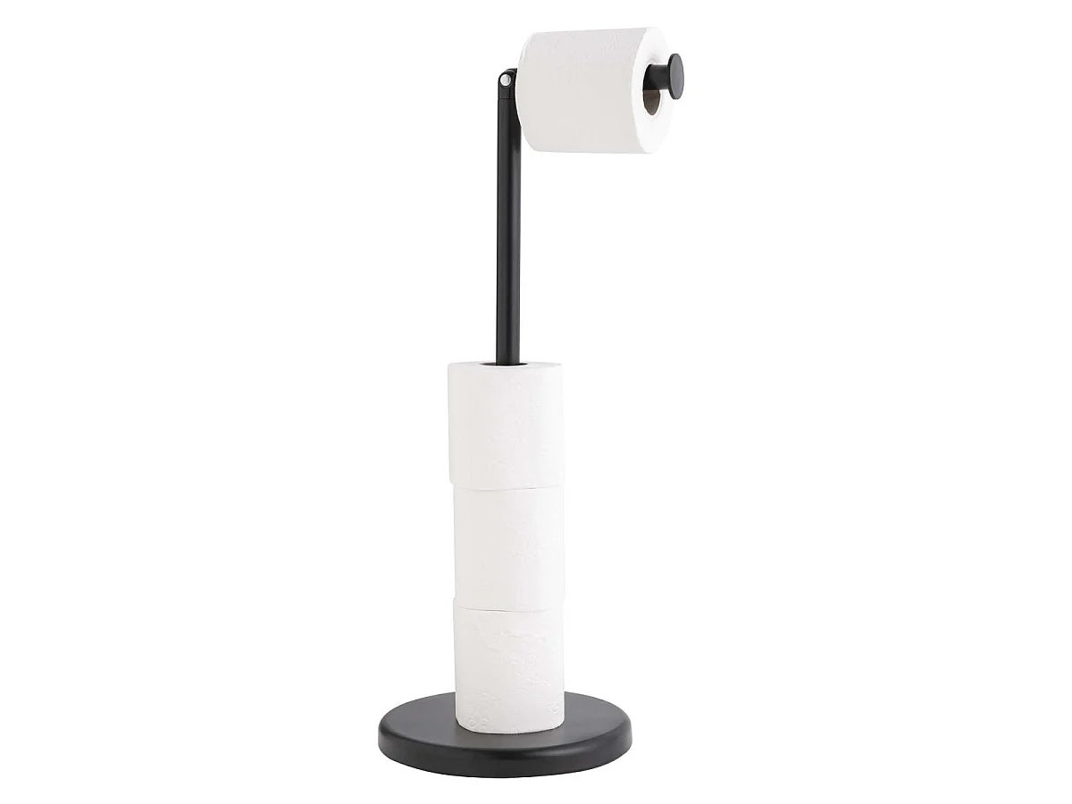 Dérouleur Papier WC Avec Réserve "Filano" 55cm Noir