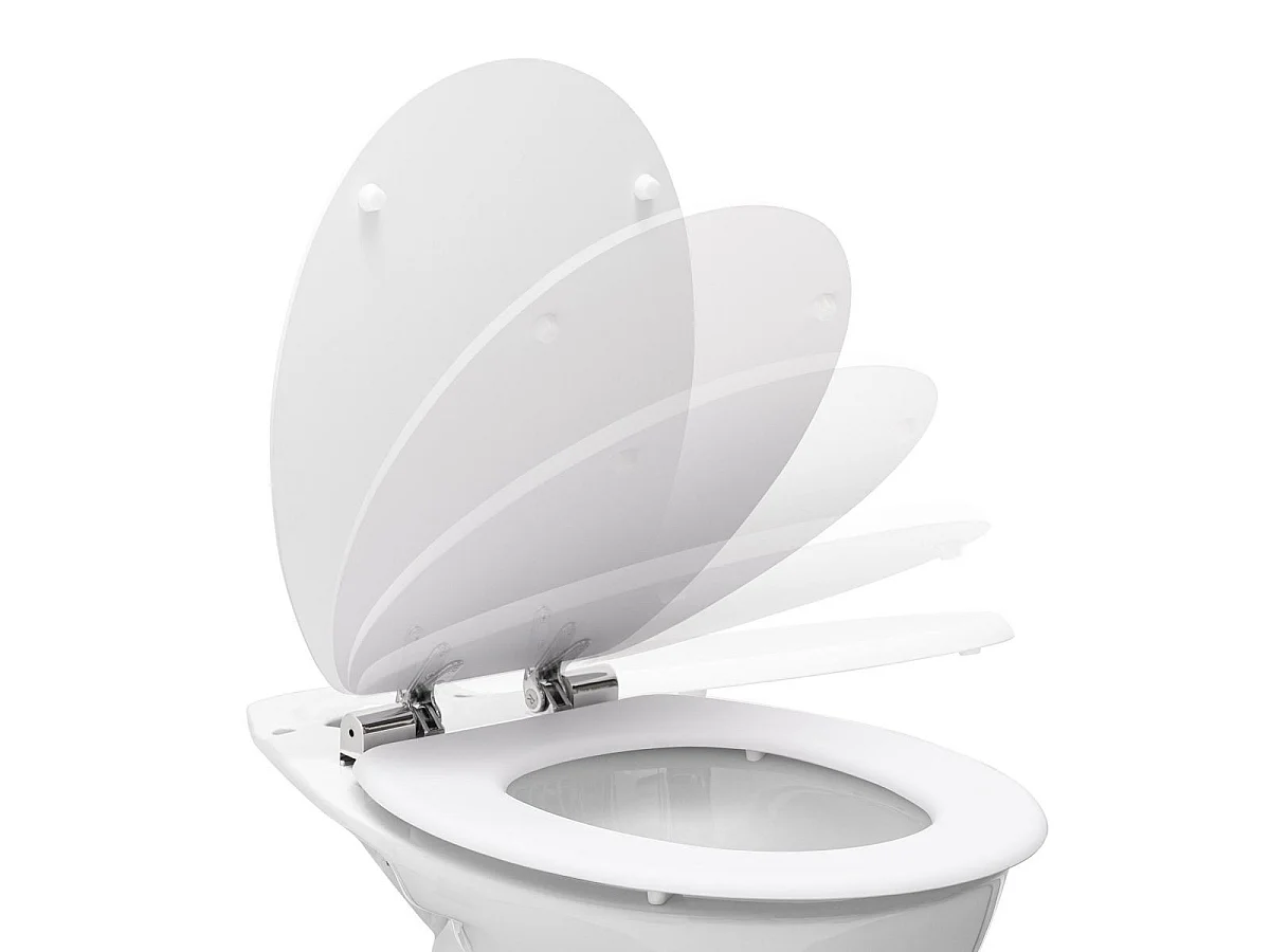 Abattant WC Uni "Matty" 46cm Blanc