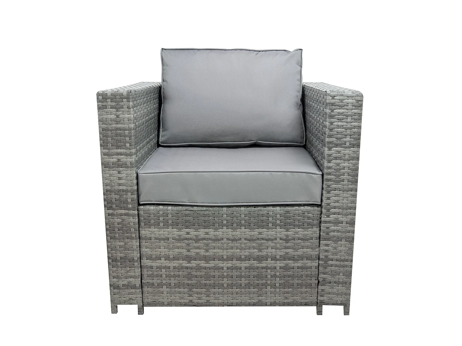 Conjunto de Móveis de Jardim em Rattan 8 Lugares com Mesa de Fogo a Gás, Sofá Modular Exterior em Polyrattan com Almofadas, Mesa de Jantar e Poltronas, Cinzento