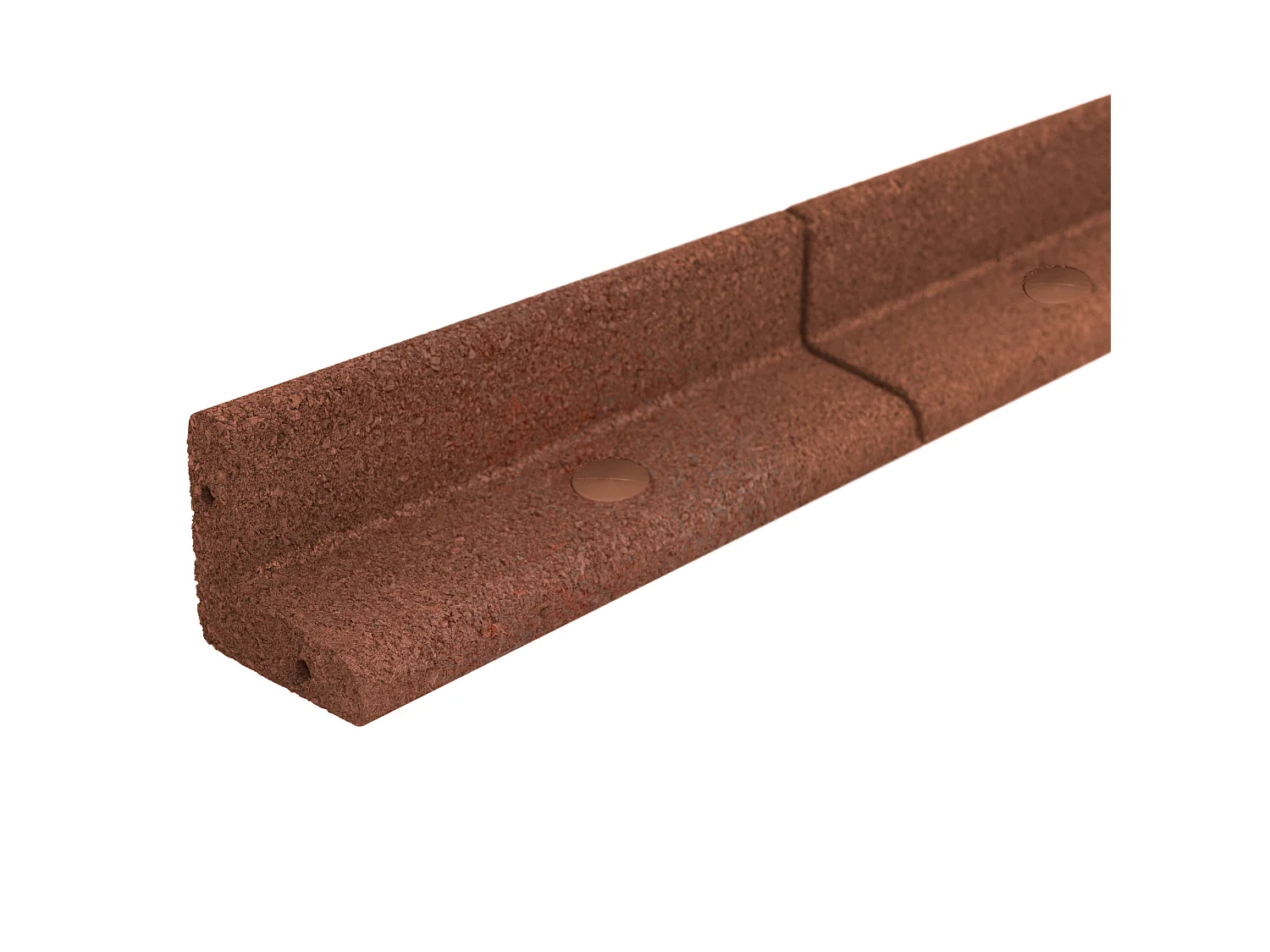 Flexibilný okraj trávnika 4 x 1,2 m - terakotový
