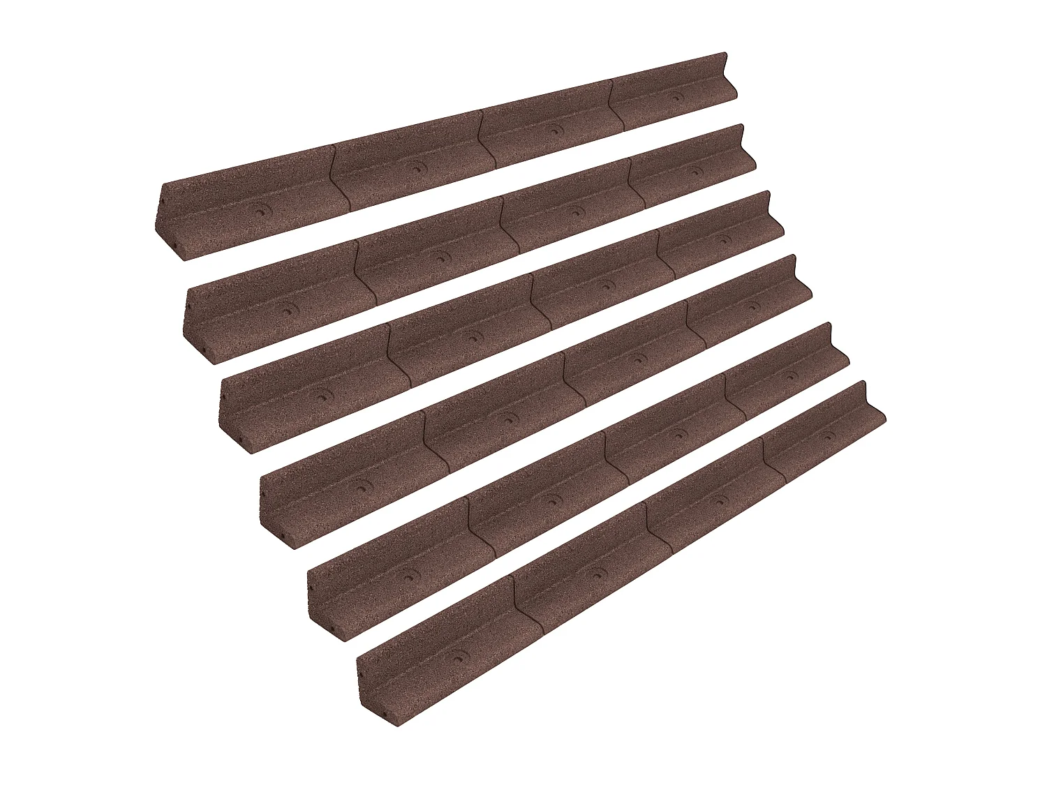 Borda Flexível para Jardim 6 x 1.2 m – Castanha