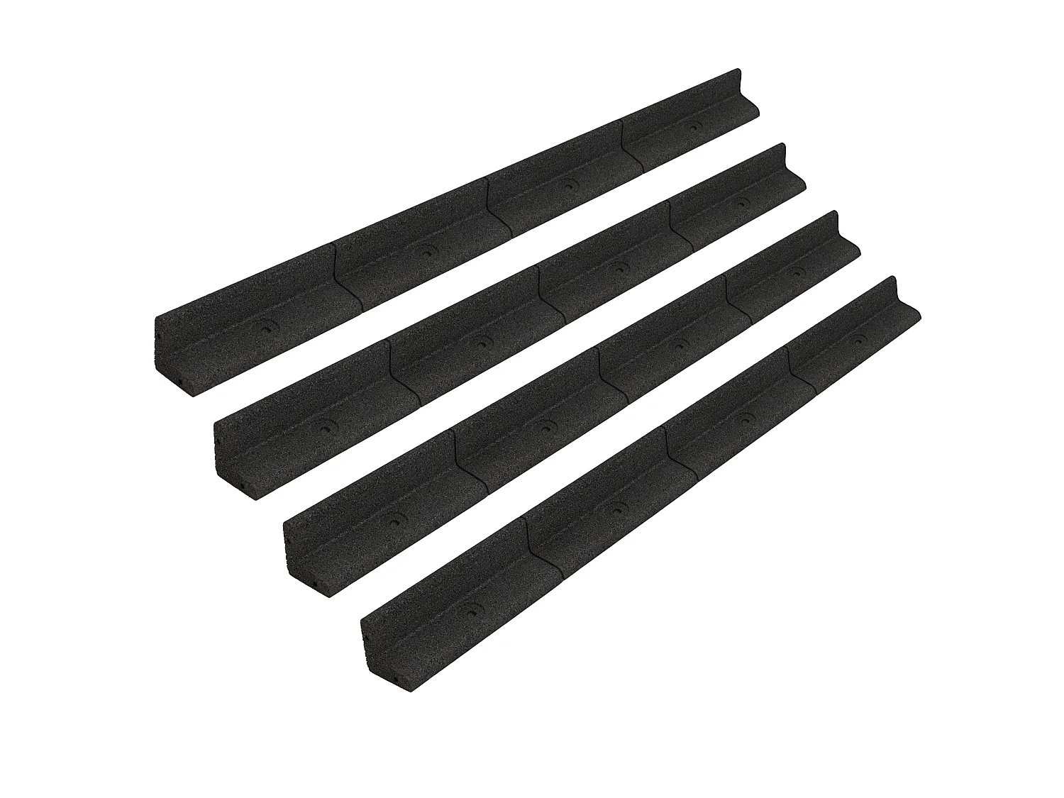 Borda Flexível para Jardim 4 x 1.2 m – Preta