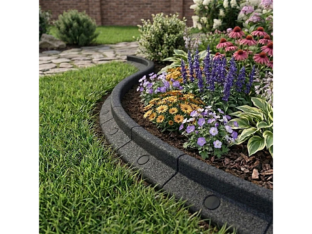 Borda Flexível para Jardim 4 x 1.2 m – Preta