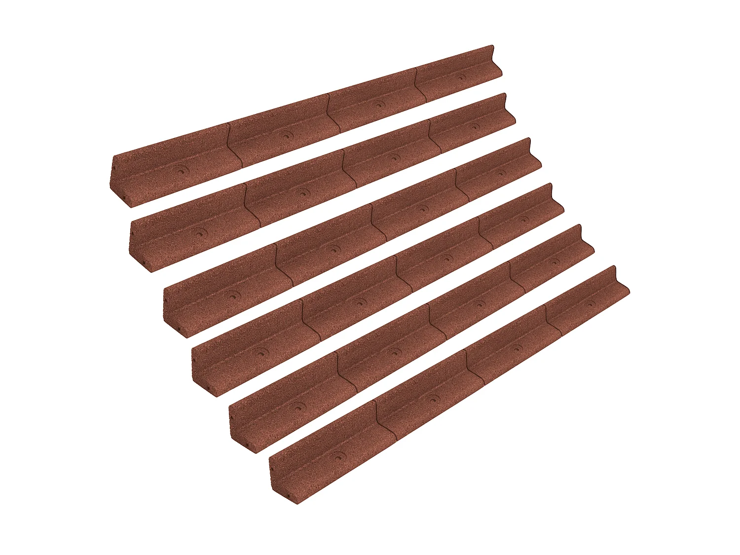 Borda Flexível para Jardim 6 x 1.2 m – Terracota