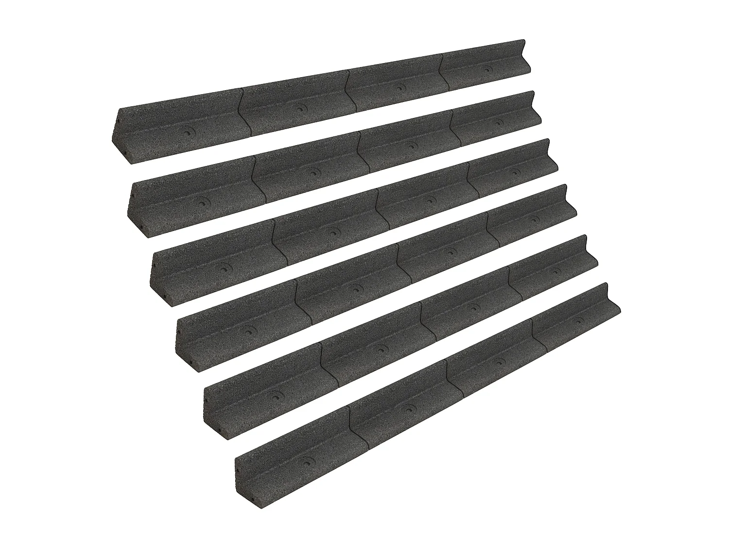 Borda Flexível para Jardim 6 x 1.2 m – Cinzenta
