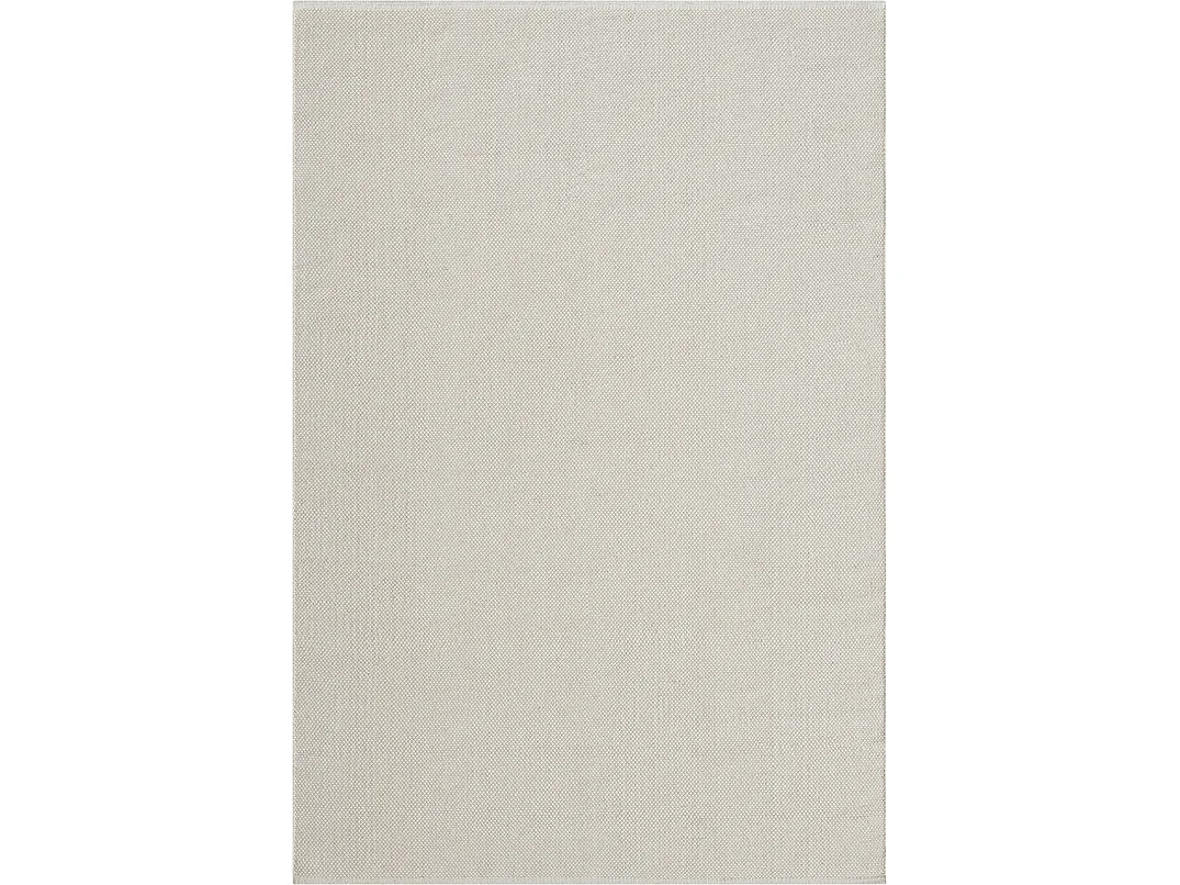 Tapijt Stockholm handgeweven Wol Natuur, crème, 120 x 170 cm