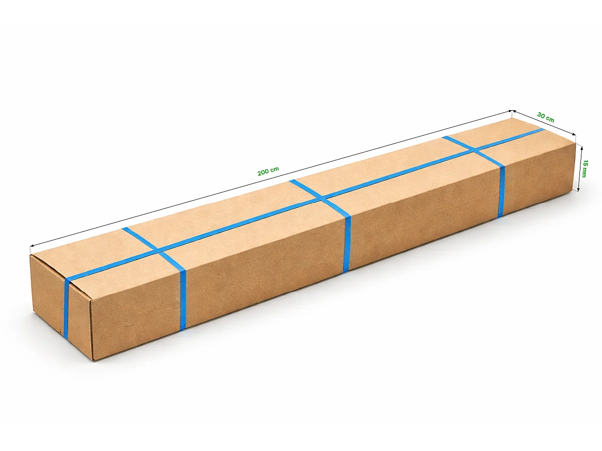 Lattenbodem 1-persoons hout Kit France - 80x200, Honing