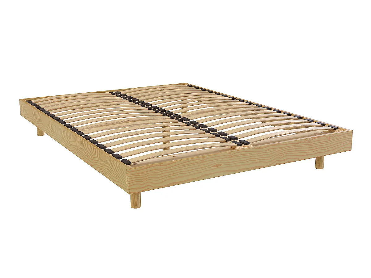 Lattenrost 140x200 Kit France aus Massivholz, Honig